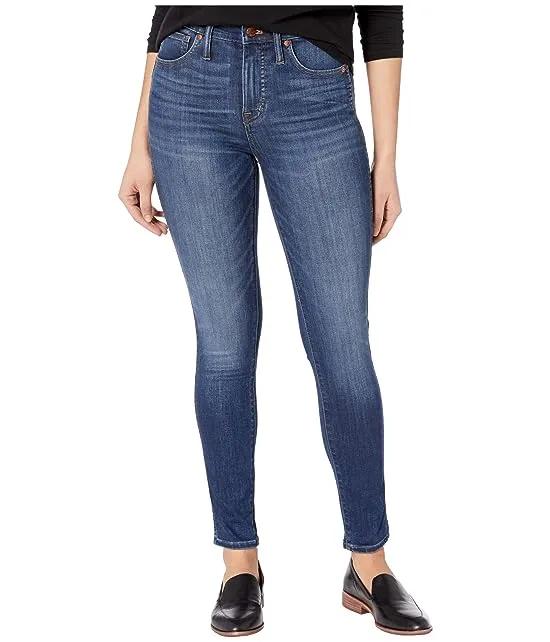 10" High-Rise Skinny Jeans in Danny Wash: TENCEL™ Denim Edition