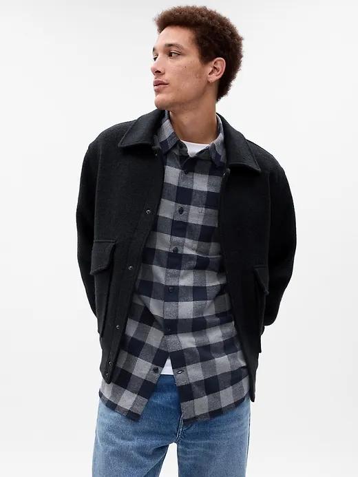 100% Organic Cotton Midweight Flannel Shirt