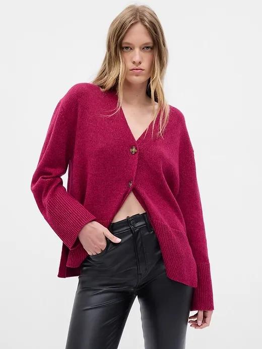 24/7 Split-Hem Cardigan