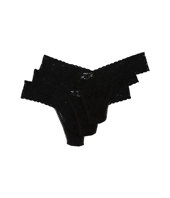 3-Pack Low Rise Thong