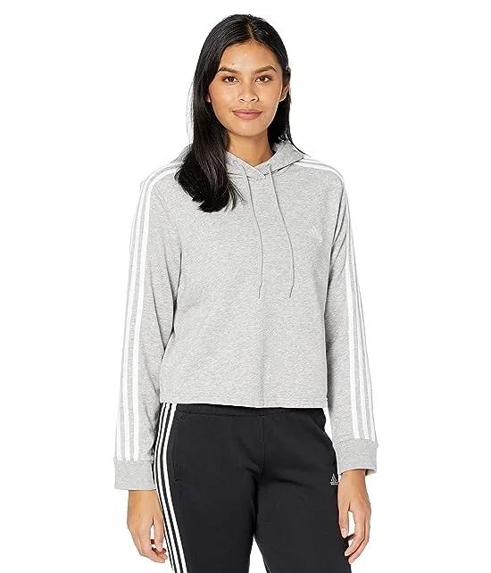 3-Stripes French Terry Cropped Hoodie
