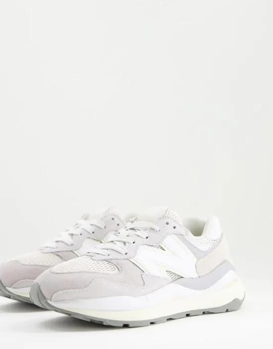 57/40 sneakers in gray tones