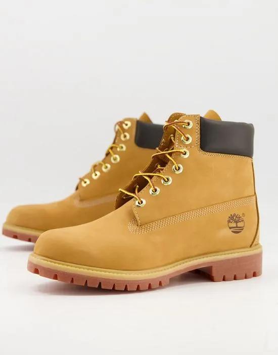 6 Inch Premium boots in wheat tan
