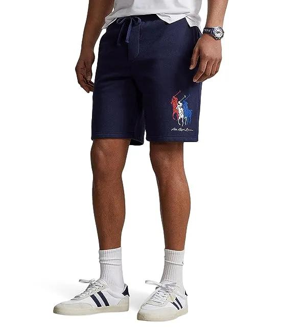 8.5" Triple Pony Fleece Shorts