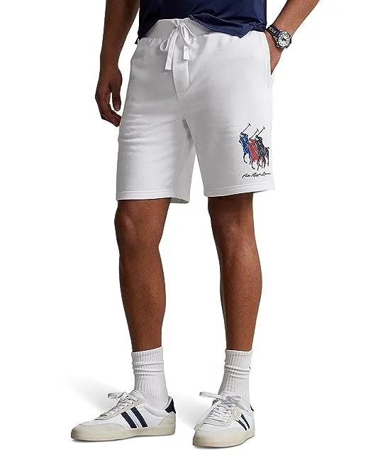8.5" Triple Pony Fleece Shorts
