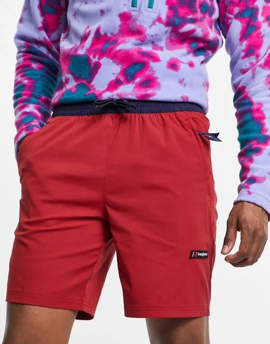 90 Wind shorts in burgundy