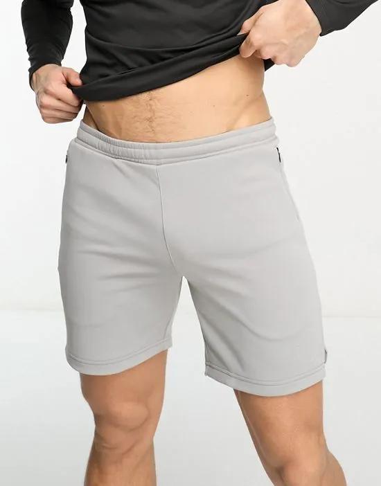 A Better Life Exists Active shorts in gray
