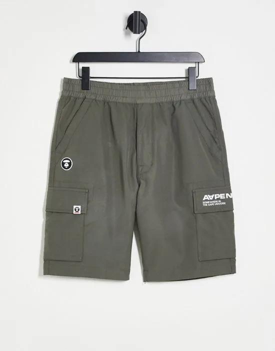 Aape By A Bathing Ape cargo shorts in gray