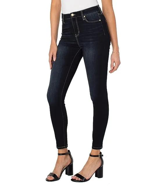 Abby High-Rise Ankle Jeans 28" in Cumberland