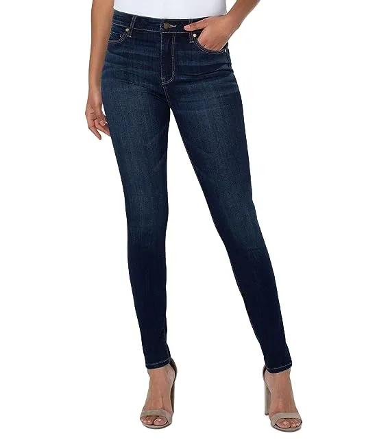 Abby High-Rise Skinny Jeans 30" in Hoskins