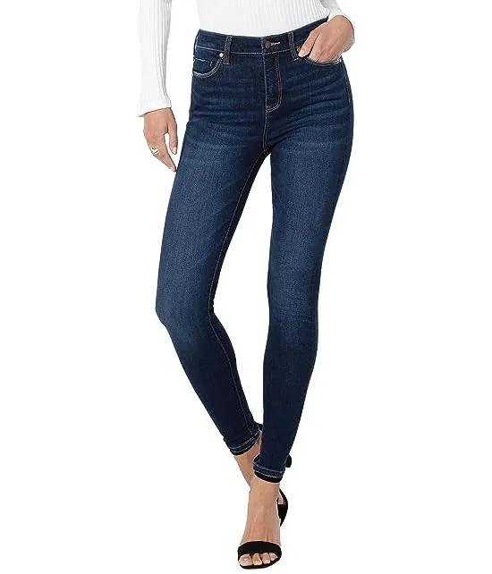 Abby High-Rise Skinny Super Stretch Jeans in Collins