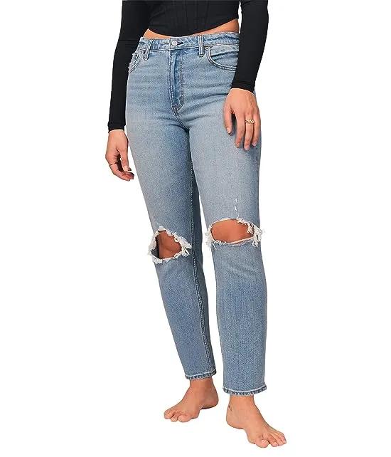 Abercrombie & Fitch Curve Love High-Rise Mom Jeans
