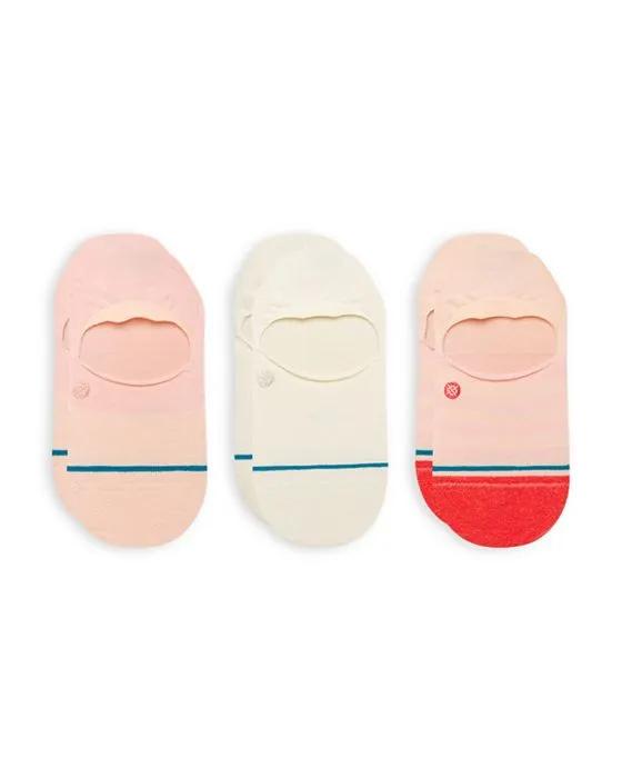 Absolute No Show Socks, Pack of 3