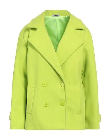 Acid green Baize Coat
