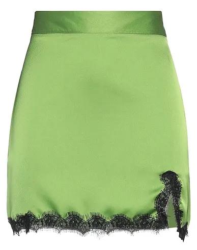 Acid green Cady Mini skirt
