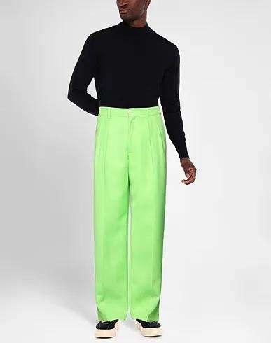 Acid green Canvas Casual pants