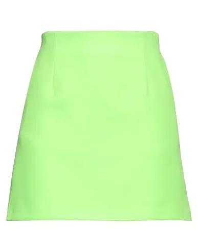 Acid green Crêpe Mini skirt