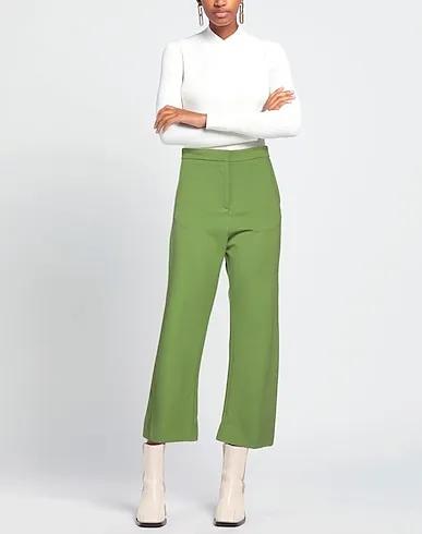Acid green Jersey Casual pants