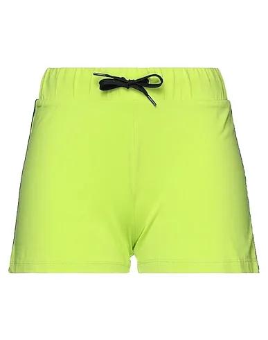 Acid green Jersey Shorts & Bermuda