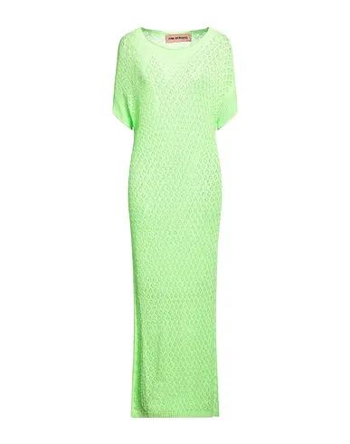 Acid green Knitted Long dress