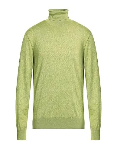 Acid green Knitted Turtleneck