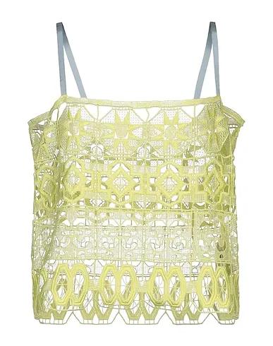 Acid green Lace Top