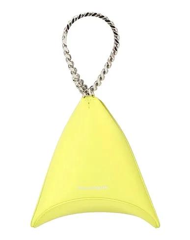 Acid green Leather Handbag