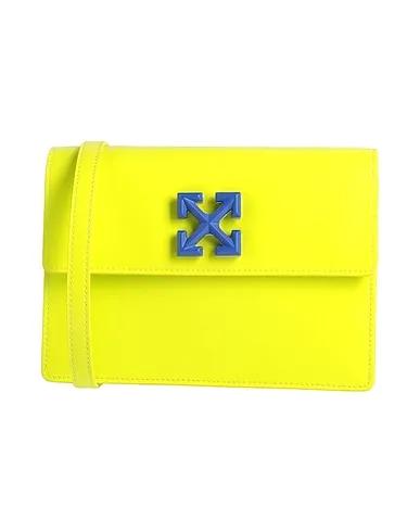 Acid green Leather Handbag