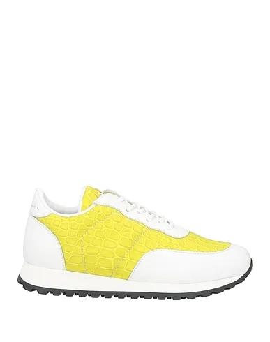 Acid green Leather Sneakers