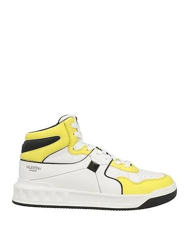 Acid green Leather Sneakers