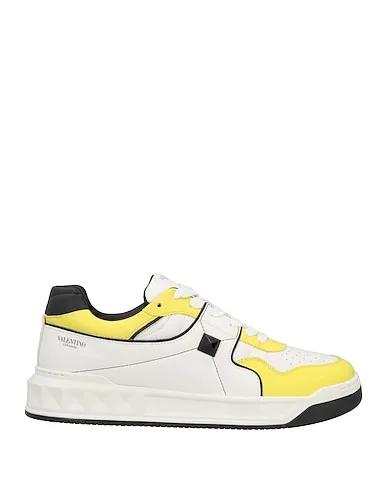 Acid green Leather Sneakers