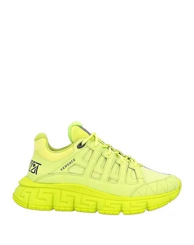 Acid green Leather Sneakers