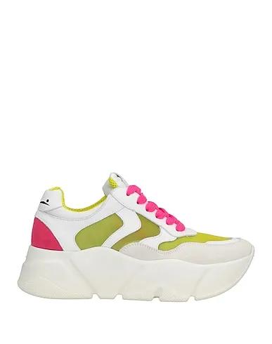 Acid green Leather Sneakers