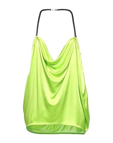 Acid green Leather Top