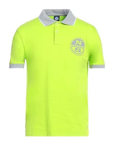 Acid green Piqué Polo shirt