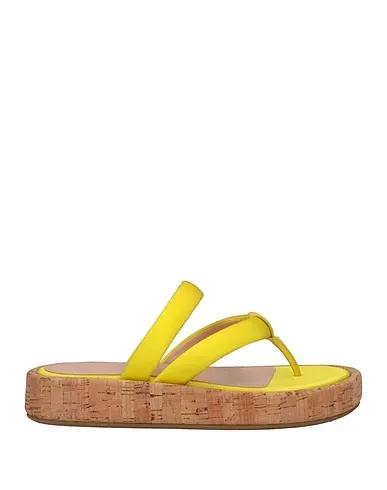 Acid green Satin Mules and clogs