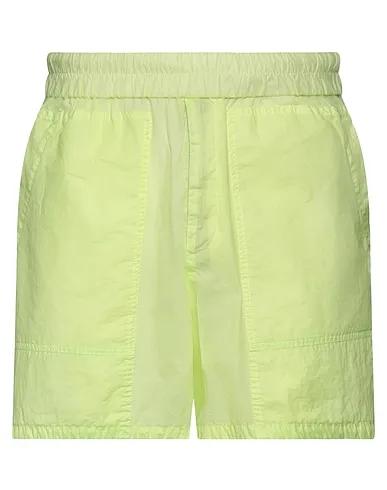 Acid green Techno fabric Shorts & Bermuda