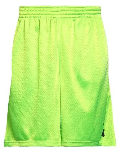 Acid green Techno fabric Shorts & Bermuda