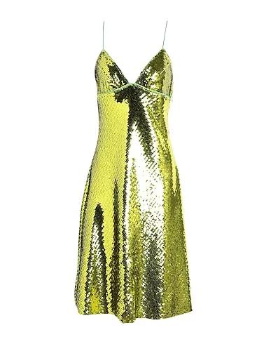 Acid green Tulle Elegant dress
