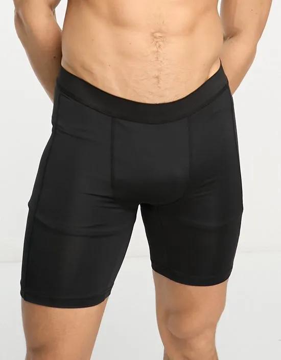 active training boxer shorts in black