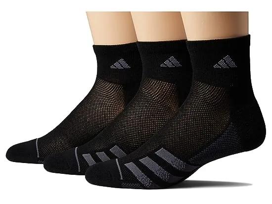 adidas Superlite Stripe 3 Quarter Socks 3-Pair