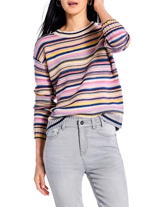 Aerial Fields Striped Sweater