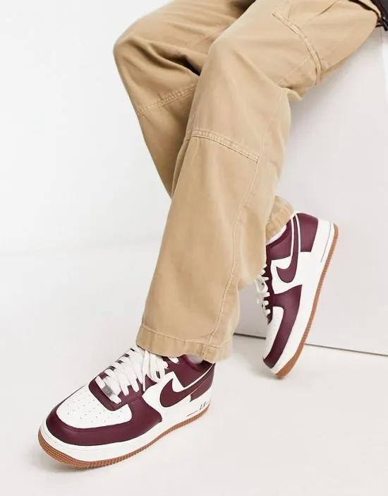 Air Force 1 '07 LV8 sneakers in maroon