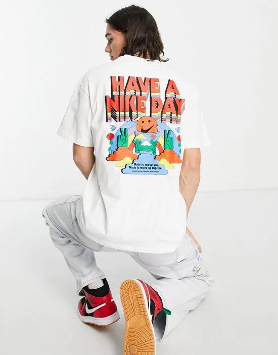 Air Max 90 graphic t-shirt in white