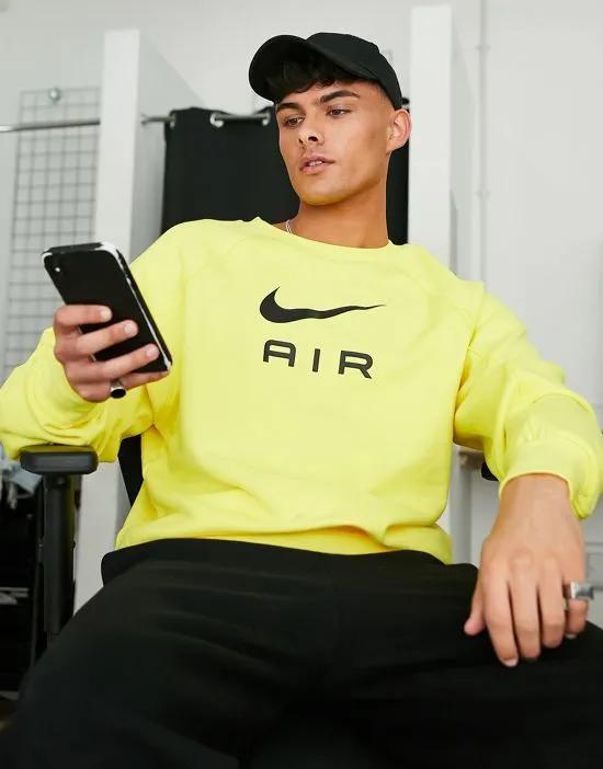 Air sweatshirt in yellow strike