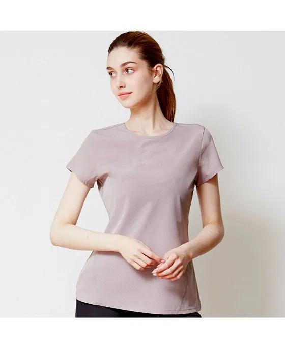 Airy Mile Laser Cut Mesh Top for Women