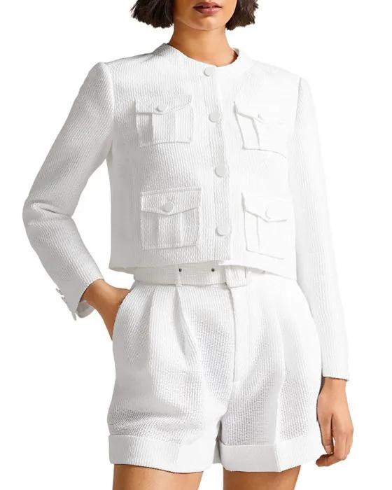 Alera Cropped Boxy Cargo Jacket