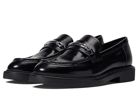 Alex W Polished Leather Chain Loafer