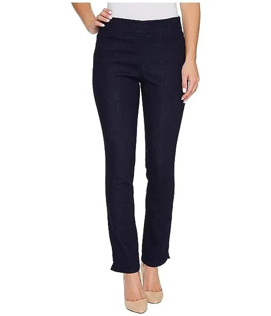 Alina Pull-On Ankle Jeans in Rinse
