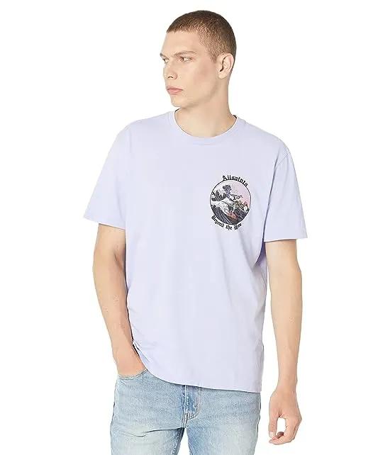 AllSaints Layback Short Sleeve Crew